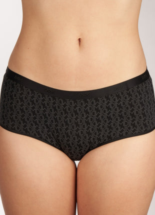 Dim short 3 pack les pockets cotton stretch boxer black / grey dames D4C20-DP6 Dim shorty lot de 3 les pockets cotton stretch boxer black / grey femmes