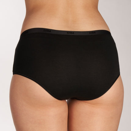 Dim short 3 pack les pockets cotton stretch boxer black / grey dames D4C20-DP6 Dim shorty lot de 3 les pockets cotton stretch boxer black / grey femmes