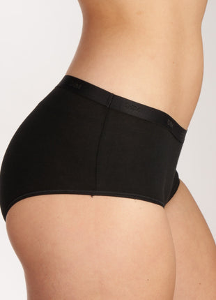 Dim short 3 pack les pockets cotton stretch boxer black / grey dames D4C20-DP6 Dim shorty lot de 3 les pockets cotton stretch boxer black / grey femmes