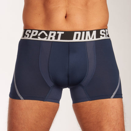 Dim short 3 pack microfibre boxer sport dark navy / blue / black heren D08EW-A9N Dim boxer lot de 3 microfibre boxer sport dark navy / blue / black hommes
