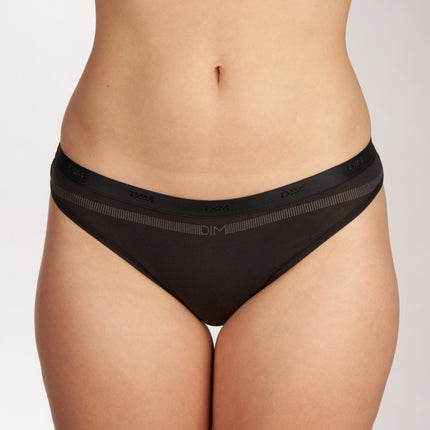 Dim slip 3 pack les pockets cotton stretch black / grey dames D4C17-DP6 Dim slip lot de 3 les pockets cotton stretch black / grey femmes
