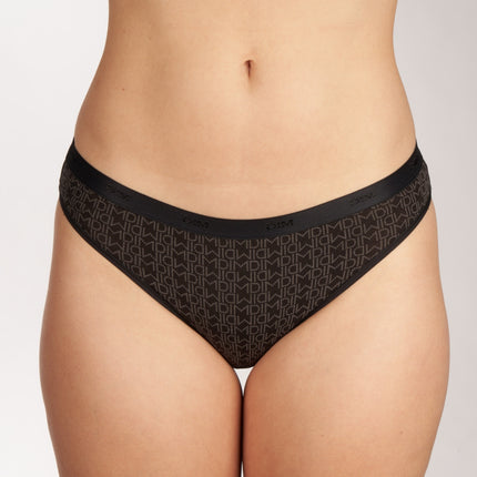 Dim slip 3 pack les pockets cotton stretch black / grey dames D4C17-DP6 Dim slip lot de 3 les pockets cotton stretch black / grey femmes