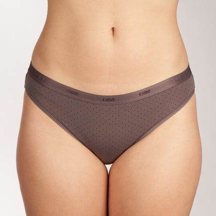 Dim slip 3 pack les pockets cotton stretch black / grey dames D4C17-DP6 Dim slip lot de 3 les pockets cotton stretch black / grey femmes