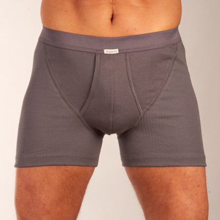 Dulcia short 2 pack new basic cotton 4-1 rib grey heren 678-0560-grey Dulcia boxer lot de 2 new basic cotton 4-1 rib grey hommes
