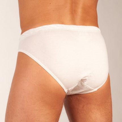 Dulcia slip atletic cotton mini white heren 905-8880-white Dulcia slip atletic cotton mini white hommes
