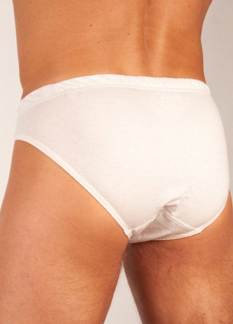 Dulcia slip atletic cotton mini white heren 905-8880-white Dulcia slip atletic cotton mini white hommes
