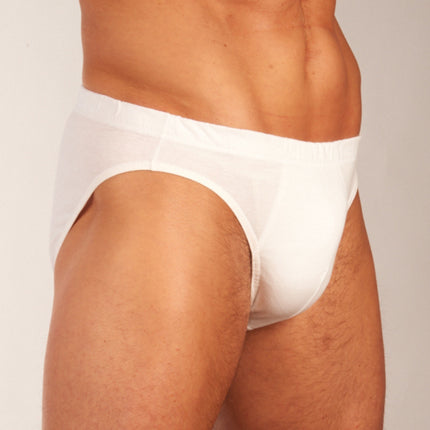 Dulcia slip atletic cotton mini white heren 905-8880-white Dulcia slip atletic cotton mini white hommes
