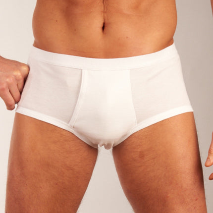 Dulcia slip basic cotton 1-1 rib white heren 675-8400-white Dulcia slip basic cotton 1-1 rib white hommes
