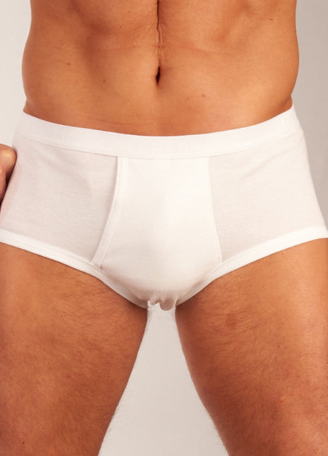 Dulcia slip basic cotton 1-1 rib white heren 675-8400-white Dulcia slip basic cotton 1-1 rib white hommes