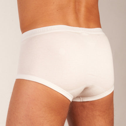 Dulcia slip basic cotton 1-1 rib white heren 675-8400-white Dulcia slip basic cotton 1-1 rib white hommes
