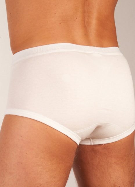 Dulcia slip basic cotton 1-1 rib white heren 675-8400-white Dulcia slip basic cotton 1-1 rib white hommes
