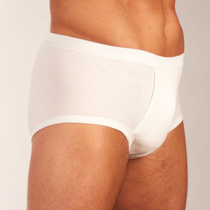 Dulcia slip basic cotton 1-1 rib white heren 675-8400-white Dulcia slip basic cotton 1-1 rib white hommes
