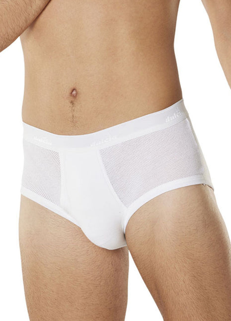 Dulcia slip cool extensible mesh white heren 952-8400-white Dulcia slip cool extensible mesh white hommes