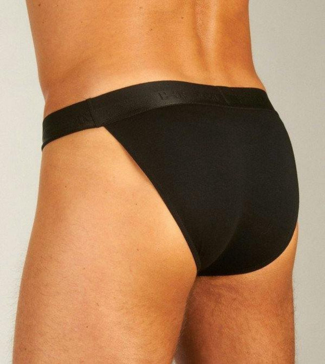 Hom slip classic tanga briefs black heren 400413-0004 Hom slip classic tanga briefs black hommes
