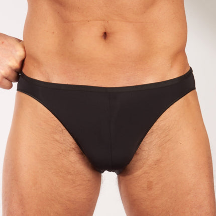Hom slip plumes micro briefs black heren 404756-0004 Hom slip plumes micro briefs black hommes
