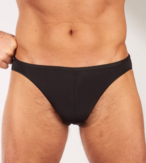 Hom slip plumes micro briefs black heren 404756-0004 Hom slip plumes micro briefs black hommes
