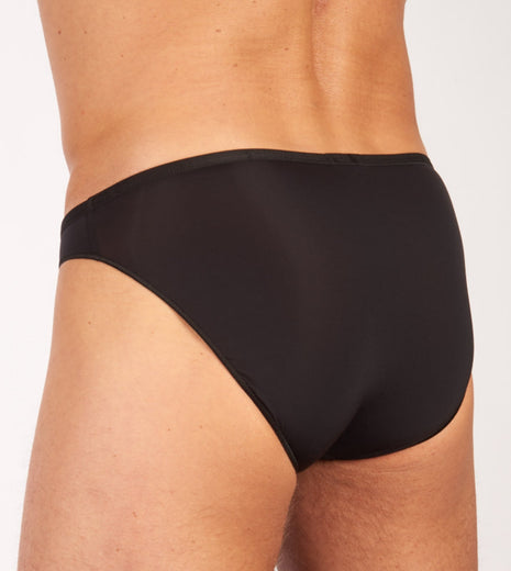 Hom slip plumes micro briefs black heren 404756-0004 Hom slip plumes micro briefs black hommes
