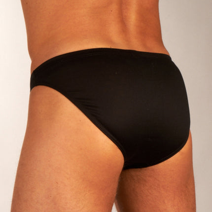 Hom slip premium cotton comfort micro briefs black heren 359699-0004 Hom slip premium cotton comfort micro briefs black hommes
