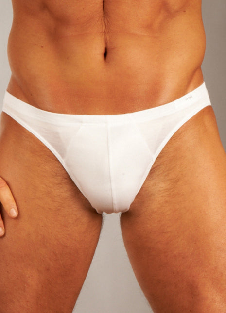 Hom slip premium cotton comfort micro briefs white heren 359699-0003 Hom slip premium cotton comfort micro briefs white hommes