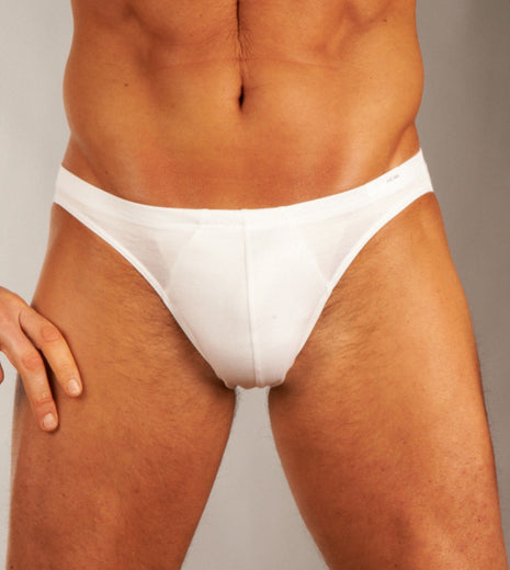 Hom slip premium cotton comfort micro briefs white heren 359699-0003 Hom slip premium cotton comfort micro briefs white hommes
