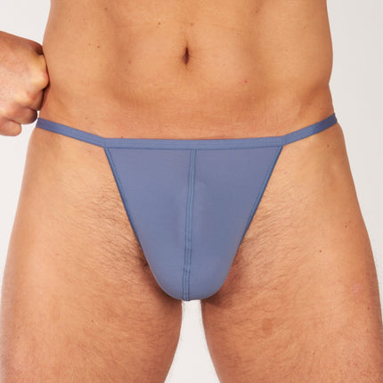 Hom string plumes g-string midblue heren 359931-00CG Hom string plumes g-string midblue hommes
