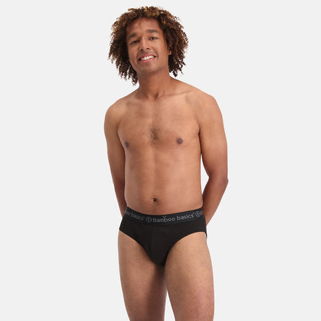 Bamboo Basics slip lot de 3 knitted brief black / army / navy hommes