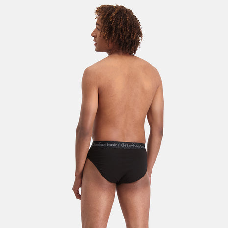 Bamboo Basics slip lot de 3 knitted brief black / army / navy hommes