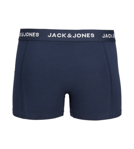 Jack & Jones short 3 pack jacanthony trunks blue heren
