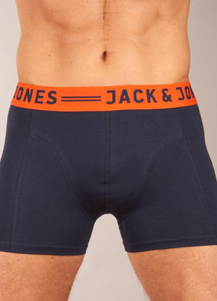 Jack & Jones short 3 pack jaclichfield trunks burgundy heren 12113943-2345331 Jack & Jones boxer lot de 3 jaclichfield trunks burgundy hommes
