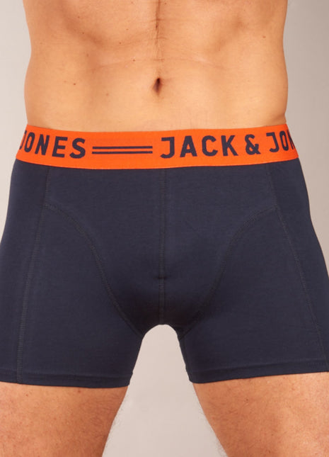 Jack & Jones short 3 pack jaclichfield trunks burgundy heren 12113943-2345331 Jack & Jones boxer lot de 3 jaclichfield trunks burgundy hommes