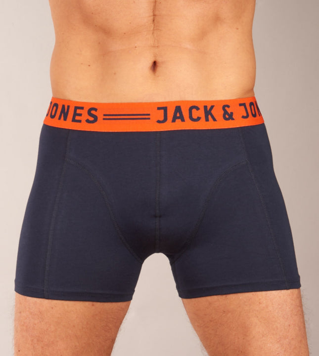 Jack & Jones short 3 pack jaclichfield trunks burgundy heren 12113943-2345331 Jack & Jones boxer lot de 3 jaclichfield trunks burgundy hommes
