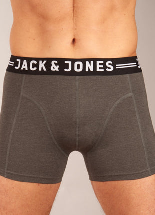 Jack & Jones short 3 pack jaclichfield trunks burgundy heren 12113943-2345331 Jack & Jones boxer lot de 3 jaclichfield trunks burgundy hommes
