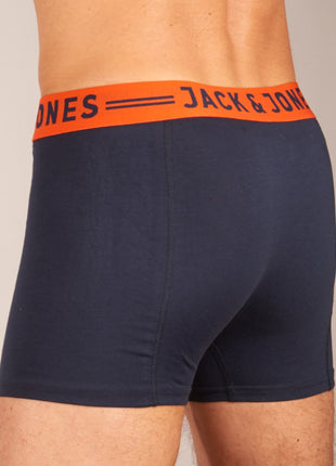 Jack & Jones short 3 pack jaclichfield trunks burgundy heren 12113943-2345331 Jack & Jones boxer lot de 3 jaclichfield trunks burgundy hommes
