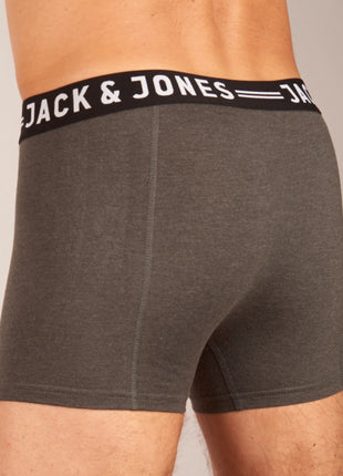 Jack & Jones short 3 pack jaclichfield trunks burgundy heren 12113943-2345331 Jack & Jones boxer lot de 3 jaclichfield trunks burgundy hommes

