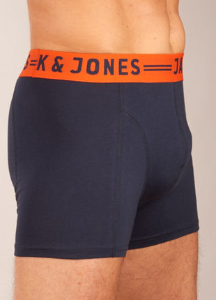 Jack & Jones short 3 pack jaclichfield trunks burgundy heren 12113943-2345331 Jack & Jones boxer lot de 3 jaclichfield trunks burgundy hommes
