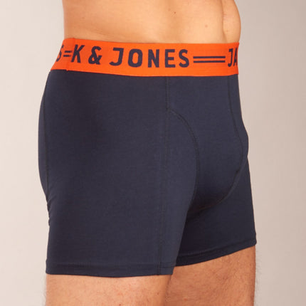 Jack & Jones short 3 pack jaclichfield trunks burgundy heren 12113943-2345331 Jack & Jones boxer lot de 3 jaclichfield trunks burgundy hommes
