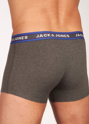 Jack & Jones short 5 pack jacoliver trunks multi heren 12165348-3228265 Jack & Jones boxer lot de 5 jacoliver trunks multi hommes
