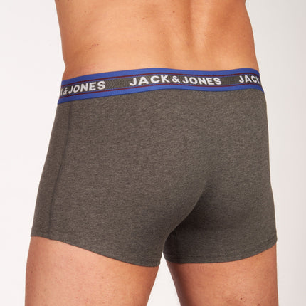 Jack & Jones short 5 pack jacoliver trunks multi heren 12165348-3228265 Jack & Jones boxer lot de 5 jacoliver trunks multi hommes
