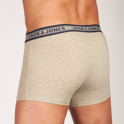 Jack & Jones short 5 pack jacoliver trunks multi heren 12165348-3228265 Jack & Jones boxer lot de 5 jacoliver trunks multi hommes
