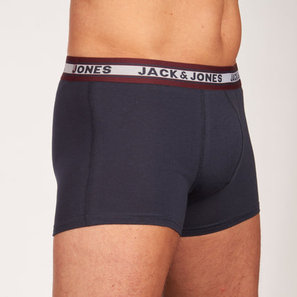 Jack & Jones short 5 pack jacoliver trunks multi heren 12165348-3228265 Jack & Jones boxer lot de 5 jacoliver trunks multi hommes
