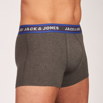 Jack & Jones short 5 pack jacoliver trunks multi heren 12165348-3228265 Jack & Jones boxer lot de 5 jacoliver trunks multi hommes
