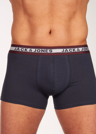 Jack & Jones short 5 pack jacoliver trunks multi heren 12165348-3228265 Jack & Jones boxer lot de 5 jacoliver trunks multi hommes
