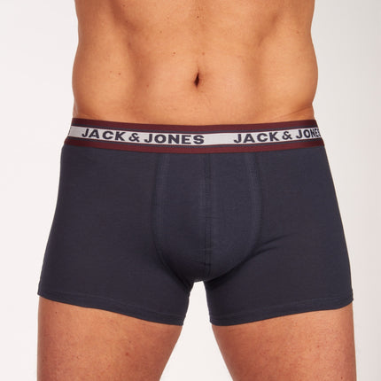 Jack & Jones short 5 pack jacoliver trunks multi heren 12165348-3228265 Jack & Jones boxer lot de 5 jacoliver trunks multi hommes
