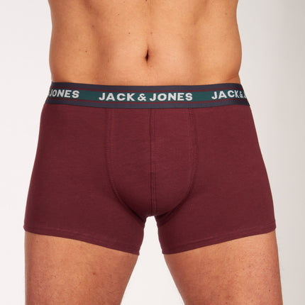 Jack & Jones short 5 pack jacoliver trunks multi heren 12165348-3228265 Jack & Jones boxer lot de 5 jacoliver trunks multi hommes
