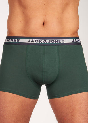 Jack & Jones short 5 pack jacoliver trunks multi heren 12165348-3228265 Jack & Jones boxer lot de 5 jacoliver trunks multi hommes
