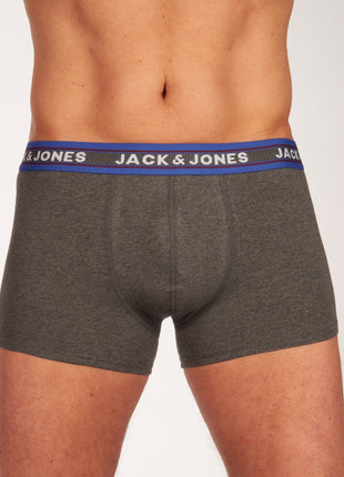 Jack & Jones short 5 pack jacoliver trunks multi heren 12165348-3228265 Jack & Jones boxer lot de 5 jacoliver trunks multi hommes
