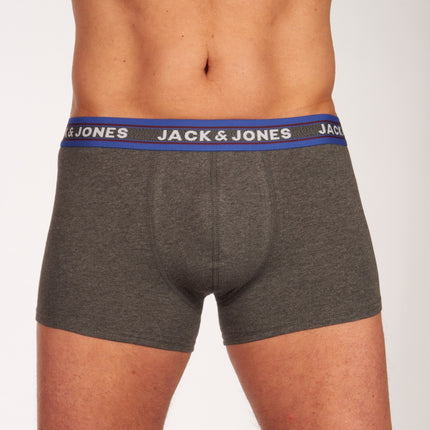 Jack & Jones short 5 pack jacoliver trunks multi heren 12165348-3228265 Jack & Jones boxer lot de 5 jacoliver trunks multi hommes
