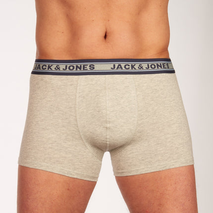 Jack & Jones short 5 pack jacoliver trunks multi heren 12165348-3228265 Jack & Jones boxer lot de 5 jacoliver trunks multi hommes
