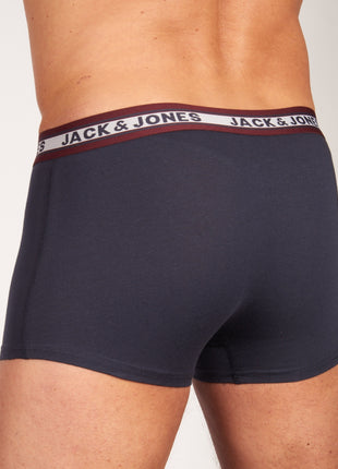 Jack & Jones short 5 pack jacoliver trunks multi heren 12165348-3228265 Jack & Jones boxer lot de 5 jacoliver trunks multi hommes
