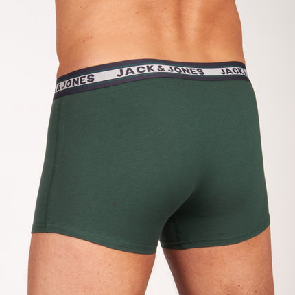 Jack & Jones short 5 pack jacoliver trunks multi heren 12165348-3228265 Jack & Jones boxer lot de 5 jacoliver trunks multi hommes
